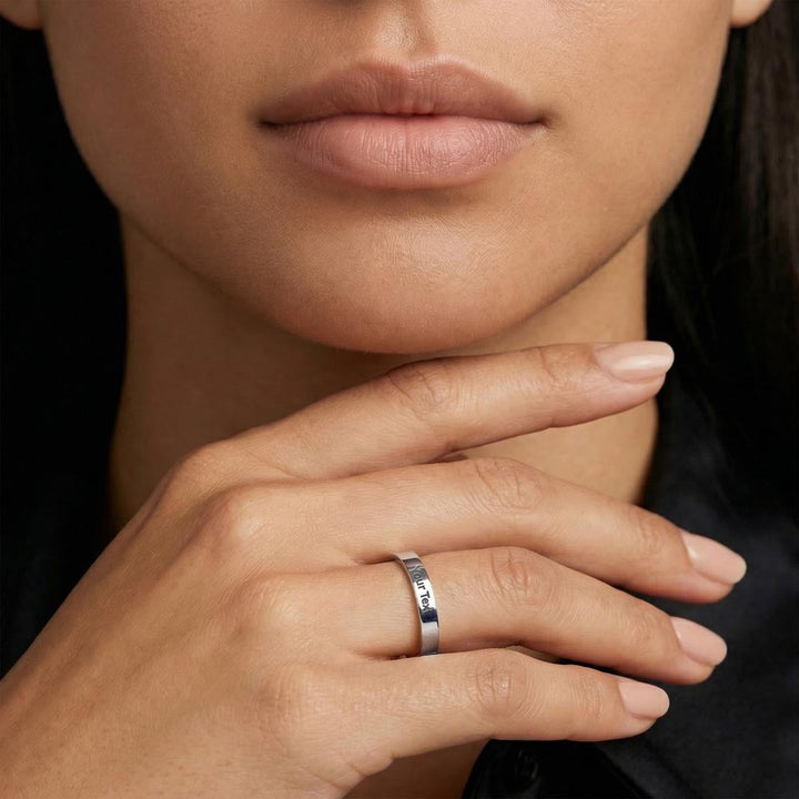 Personalized Engraved Message Ring (Stainless Steel)   Jewelry Joy & Country