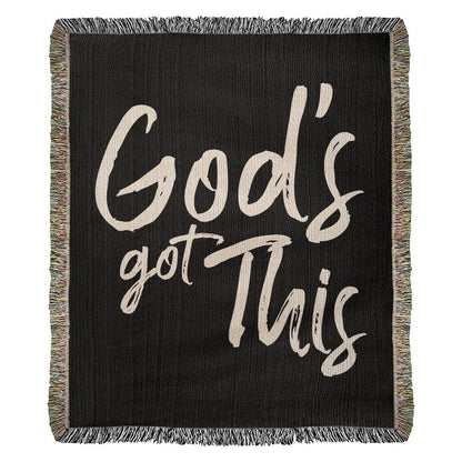 God's Got This - Cotton Heirloom Woven Blanket - 50x60