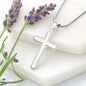 With God All Things Are Possible - Stainless Steel Cross Necklace - Joy & Country
