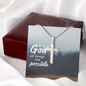 With God All Things Are Possible - Stainless Steel Cross Necklace - Joy & Country