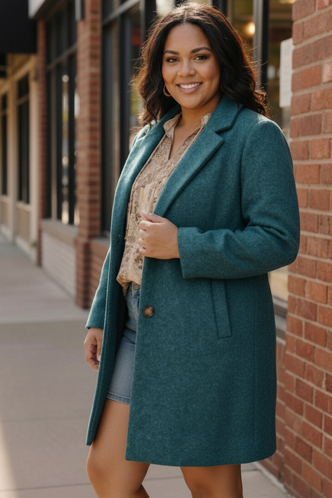Frosted Teal Dream Coat    Joy & Country