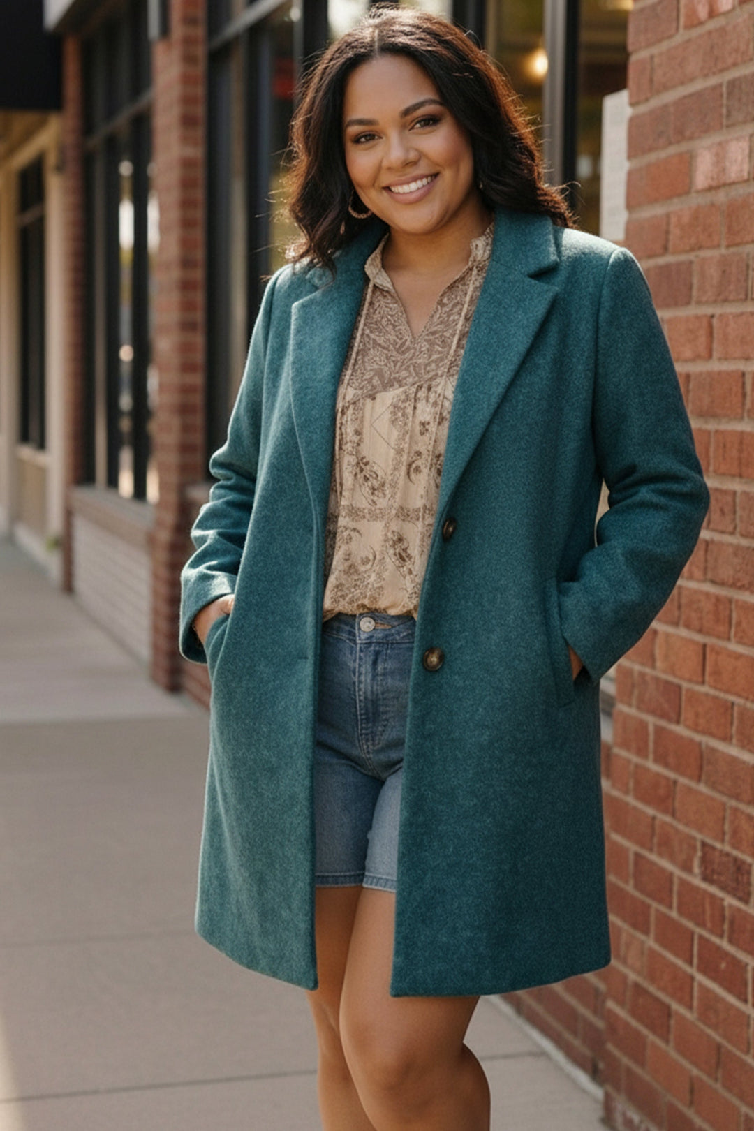 Frosted Teal Dream Coat    Joy & Country