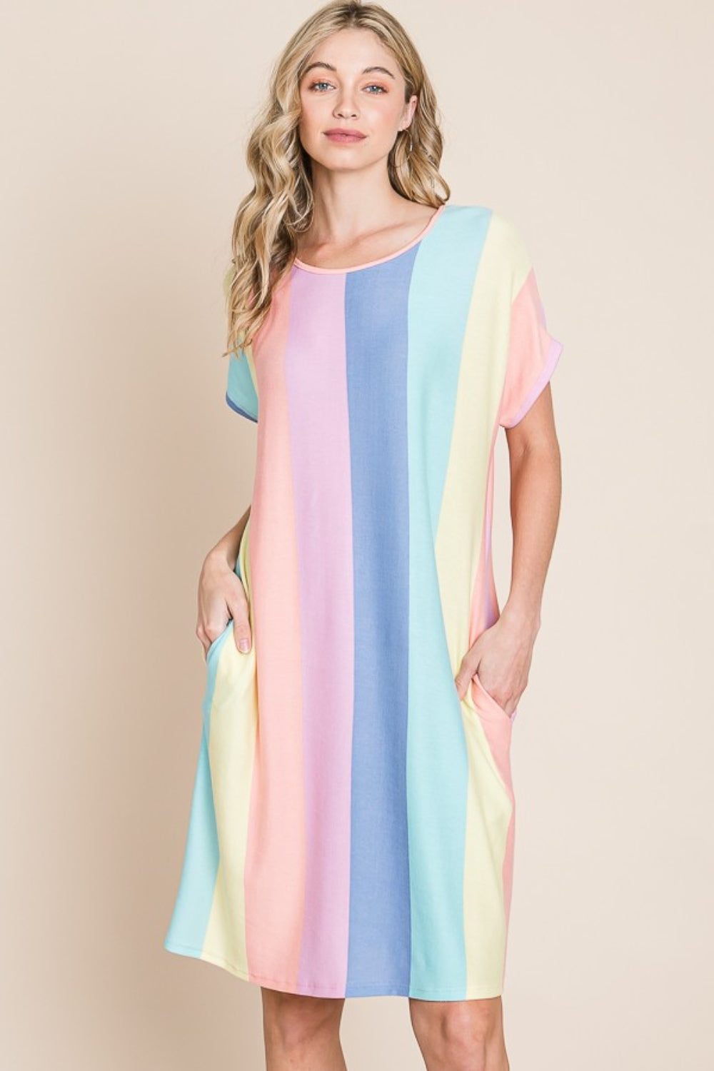 Pastel Rainbow Dress - Joy & Country
