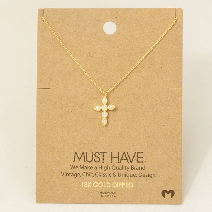 Radiate His Love Cross Necklace