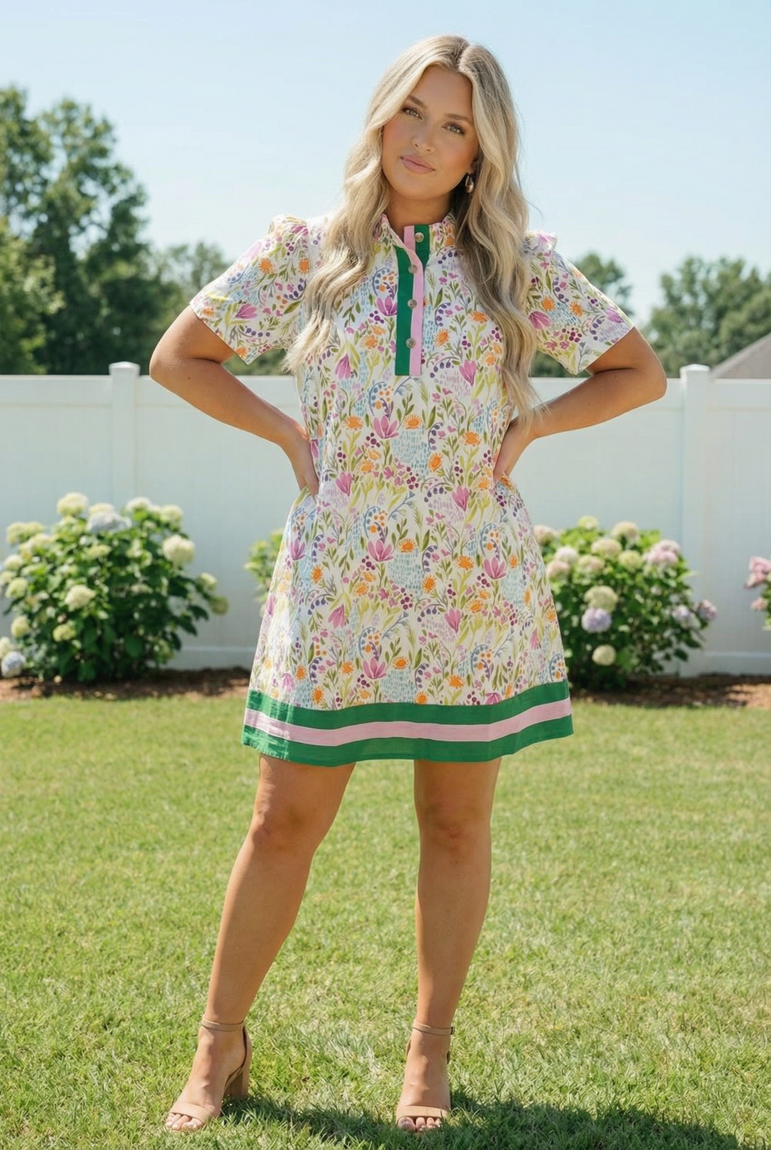 Spring Ready Floral Shift Dress    Joy & Country