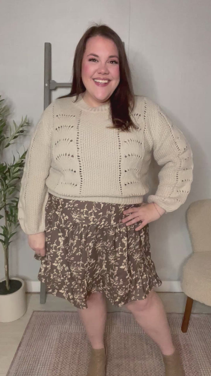 Cozy Skies Crochet Pullover