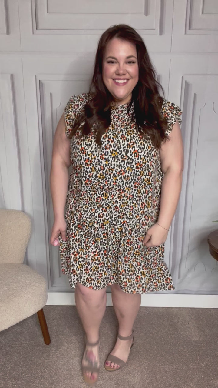 Fiercely Bold - Leopard Print Dress