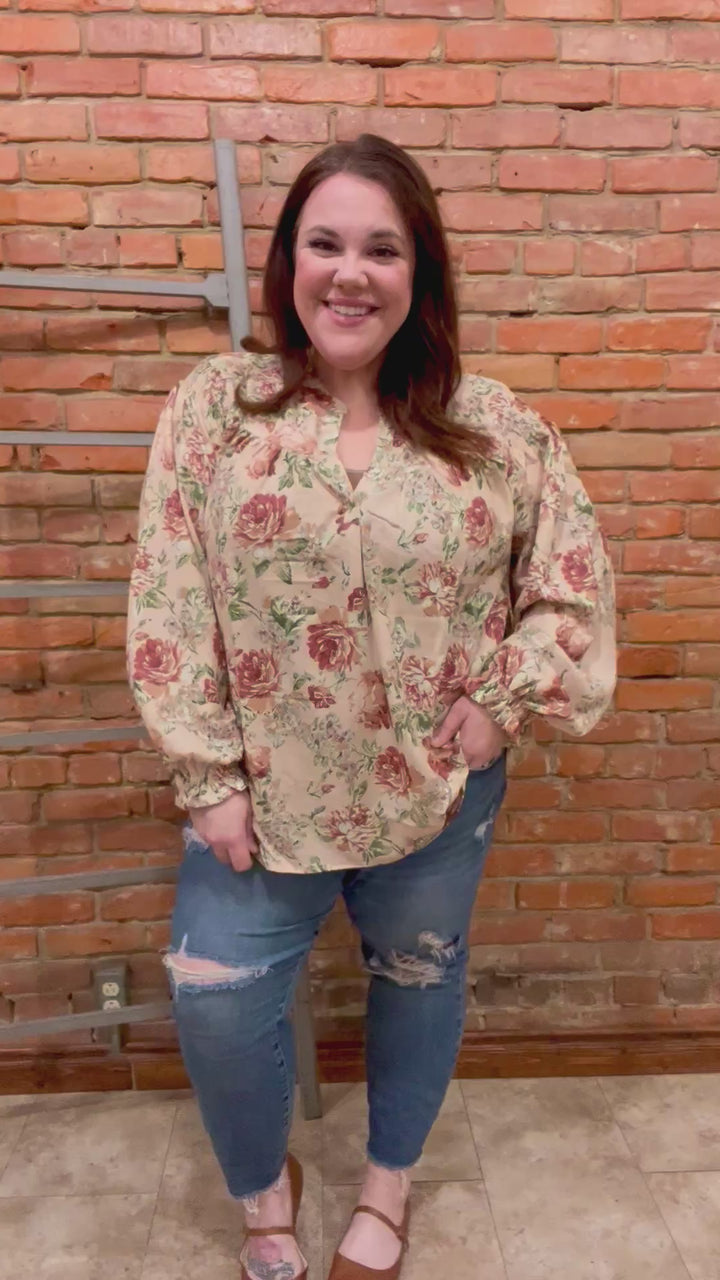 Whispering Petals Blouse
