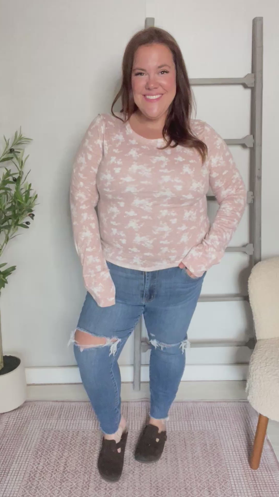 Petal Hues Slim-Fit Layering Top