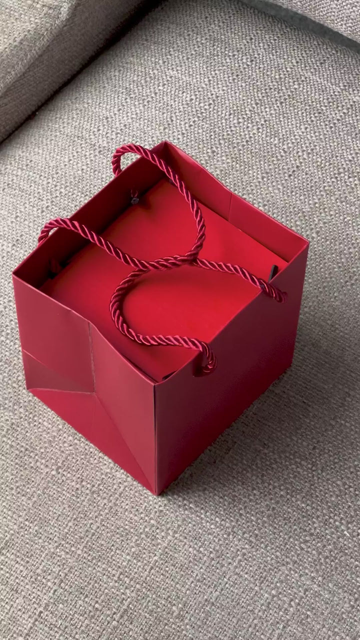 Timeless Beauty - Stainless Steel Necklace w/ Rotating Rose Gift Box