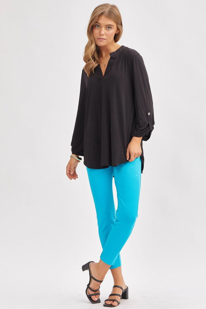 Flattering Fit 3/4-Sleeve Top   Shirts & Tops Joy & Country