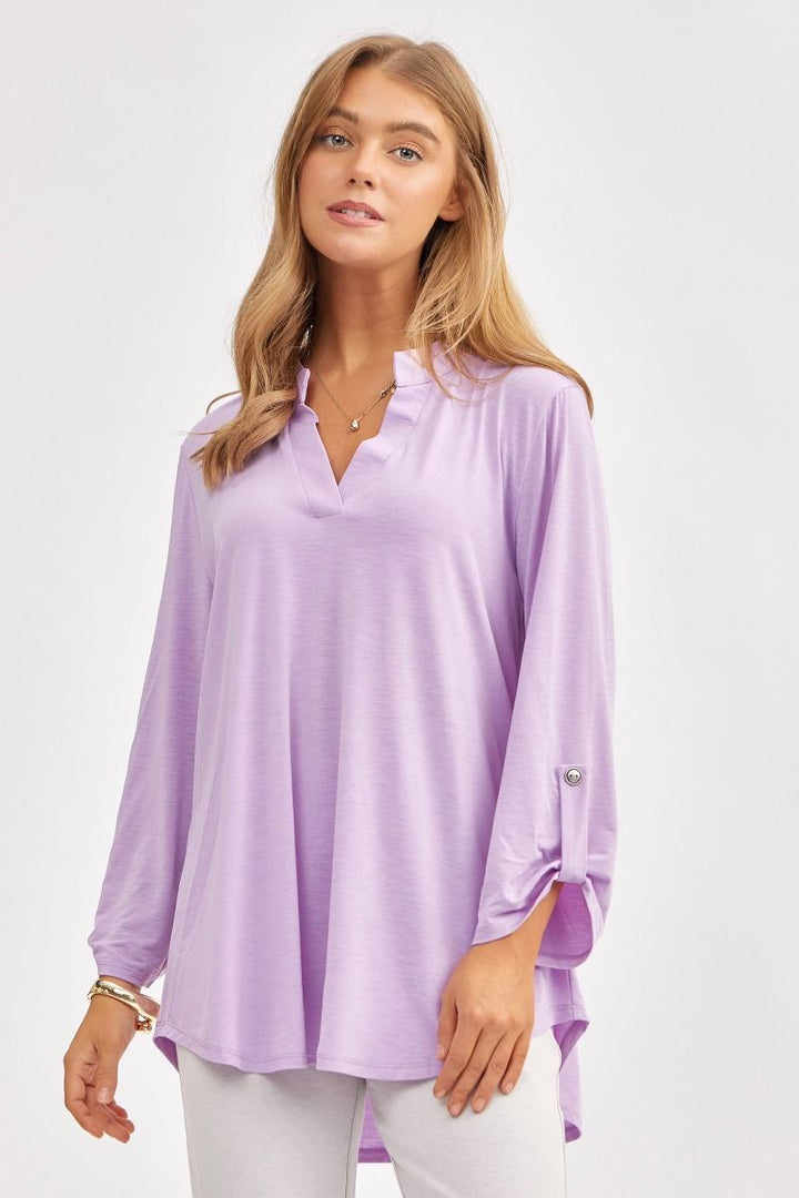 Flattering Fit 3/4-Sleeve Top   Shirts & Tops Joy & Country