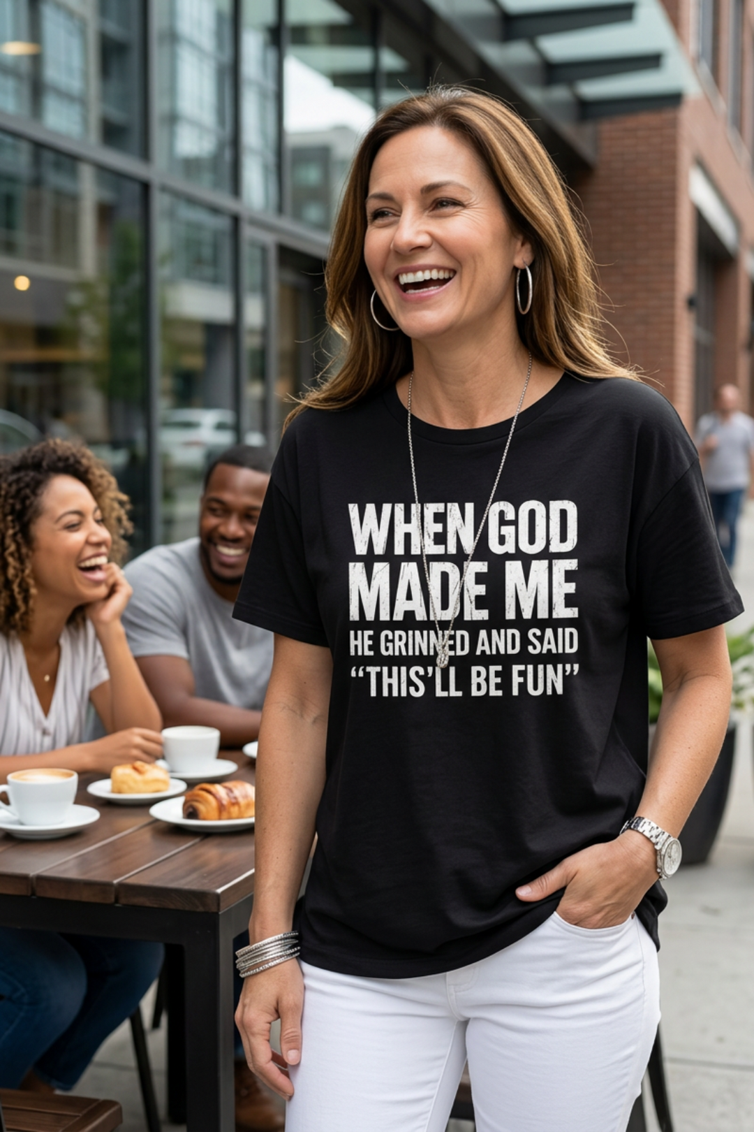 When God Made Me - Unisex Crew-Neck Tee   T-Shirt Joy & Country