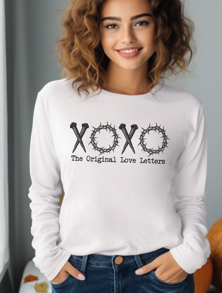 XOXO The Original Love Letters - Unisex Long-Sleeve Tee   Long-sleeve Joy & Country