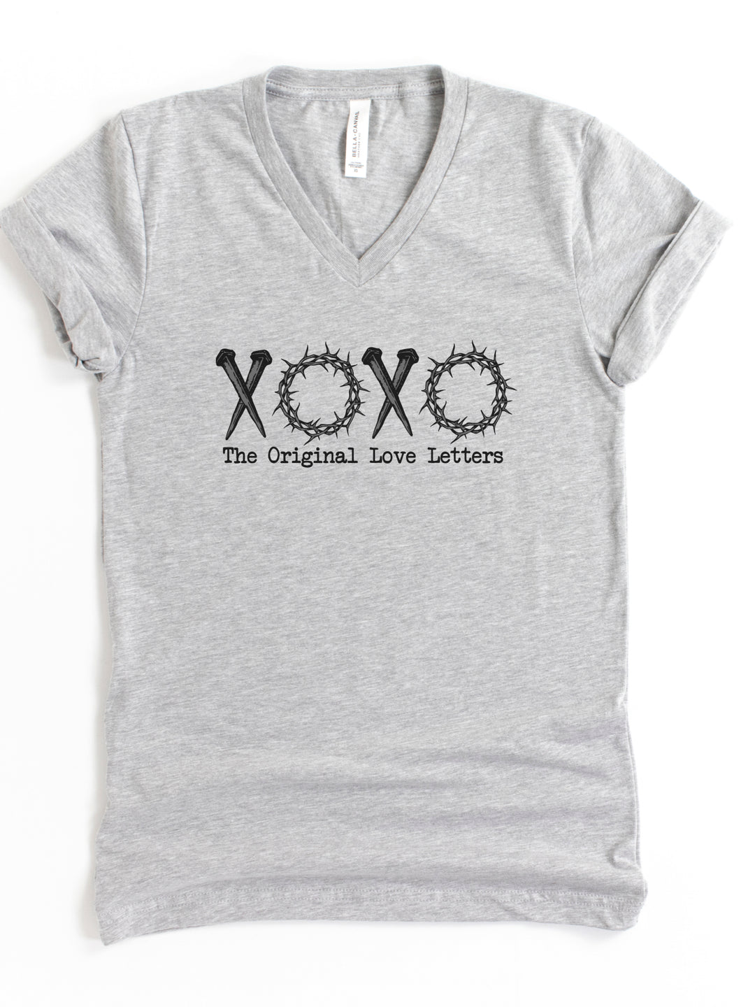 XOXO The Original Love Letters - Unisex V-Neck Tee