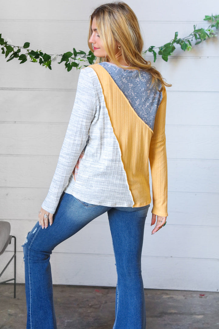 Lunch Date - Color-Block Pullover