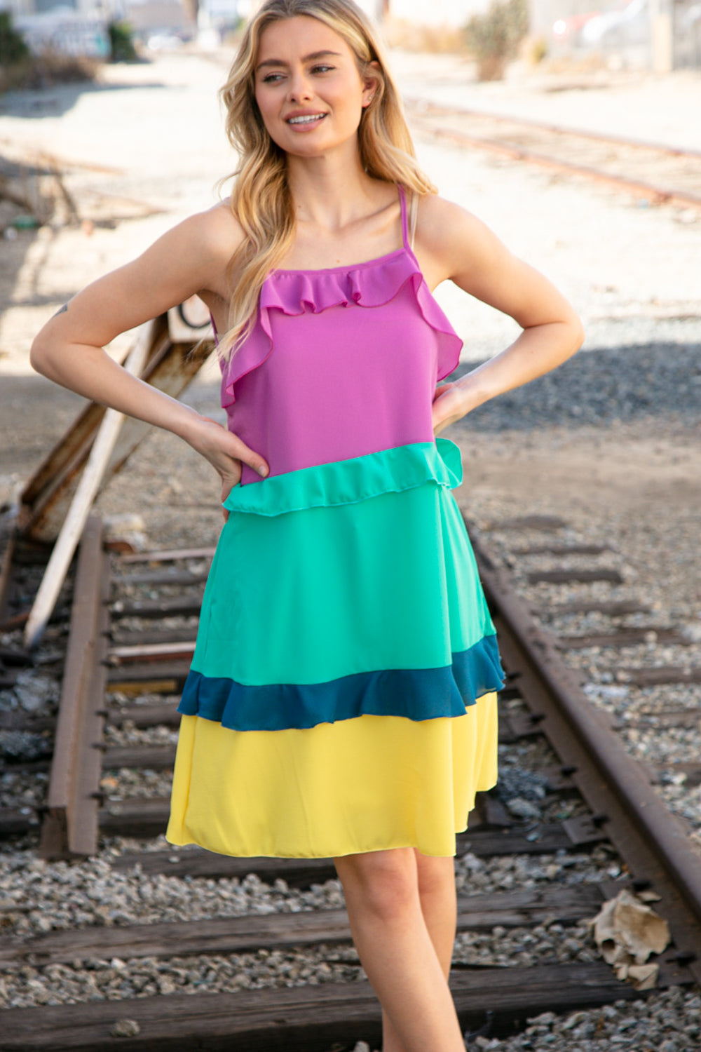 Fun in the Sun - Tiered Midi Dress Fun in the Sun - Tiered Midi Dress