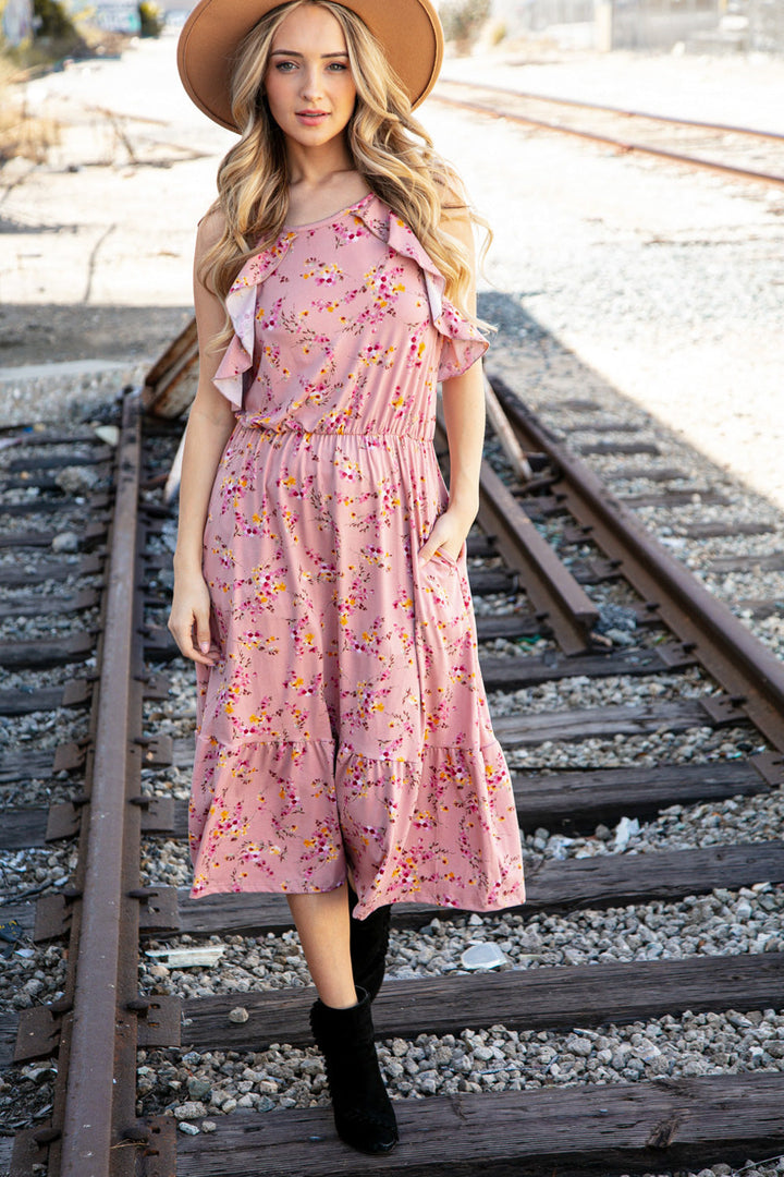 Summer Rose Midi Dress   Dresses Joy & Country