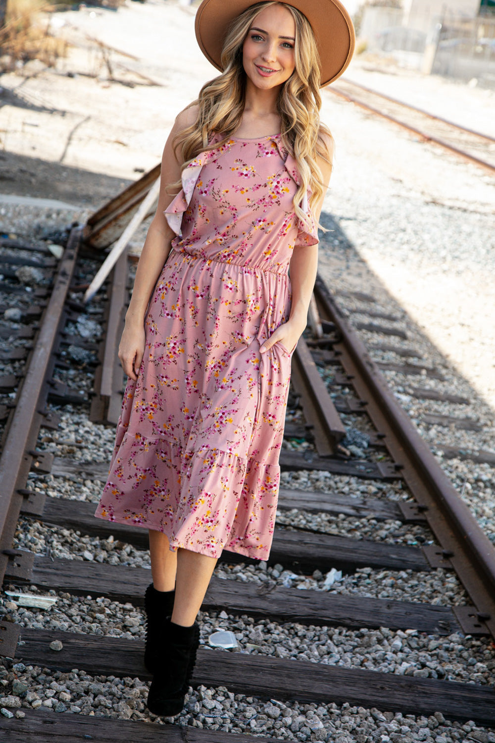 Summer Rose Midi Dress   Dresses Joy & Country