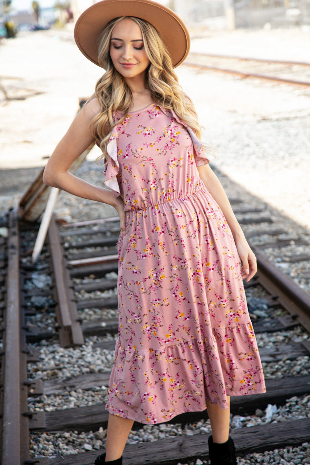 Summer Rose Midi Dress   Dresses Joy & Country