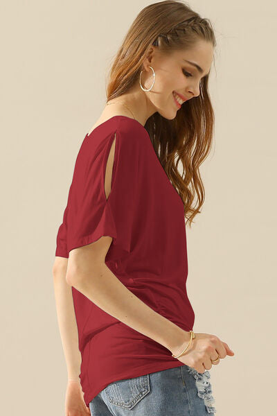 Forever Classic Ruched-Side Top