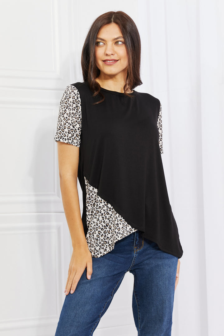 Bold Contrast Top