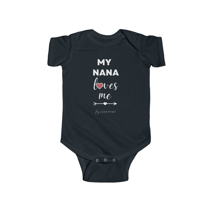 My Nana Loves Me - Infant - Fine Jersey Bodysuit - Joy & Country
