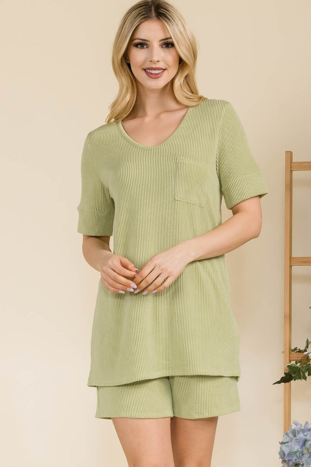 Ultimate Comfort - Ribbed Top and Shorts Set (5 Colors) - Joy & Country