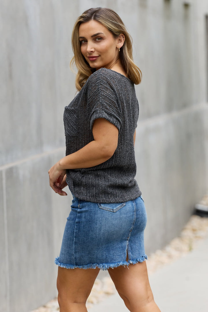 Elevated Casuals Relaxed Knit Top