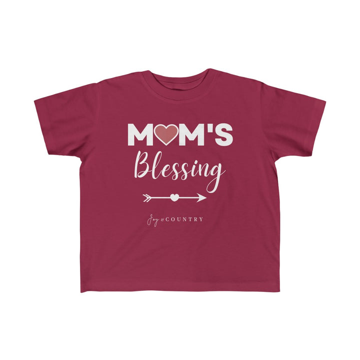 Mom's Blessing - Toddler Crew-Neck Tee (2T - 6T) - Joy & Country