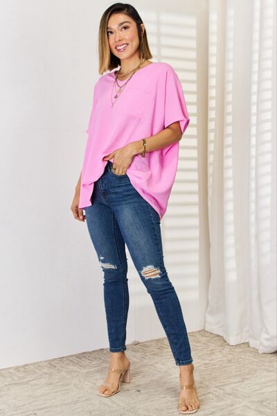 Elevate Your Style Textured Top   Short-Sleeve Tops Joy & Country