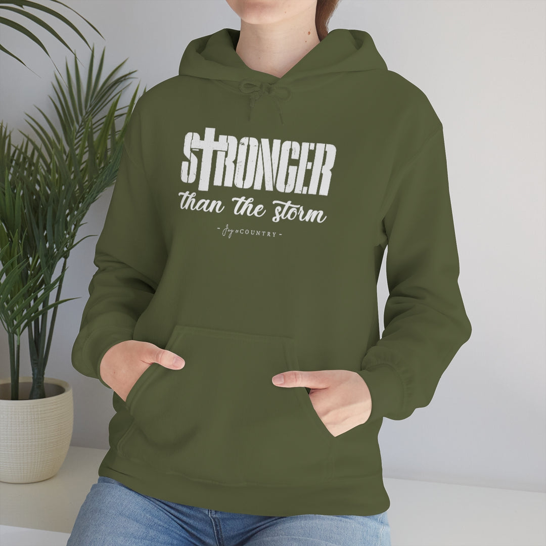 Stronger Than the Storm - Unisex Hoodie Sweatshirt - Joy & Country