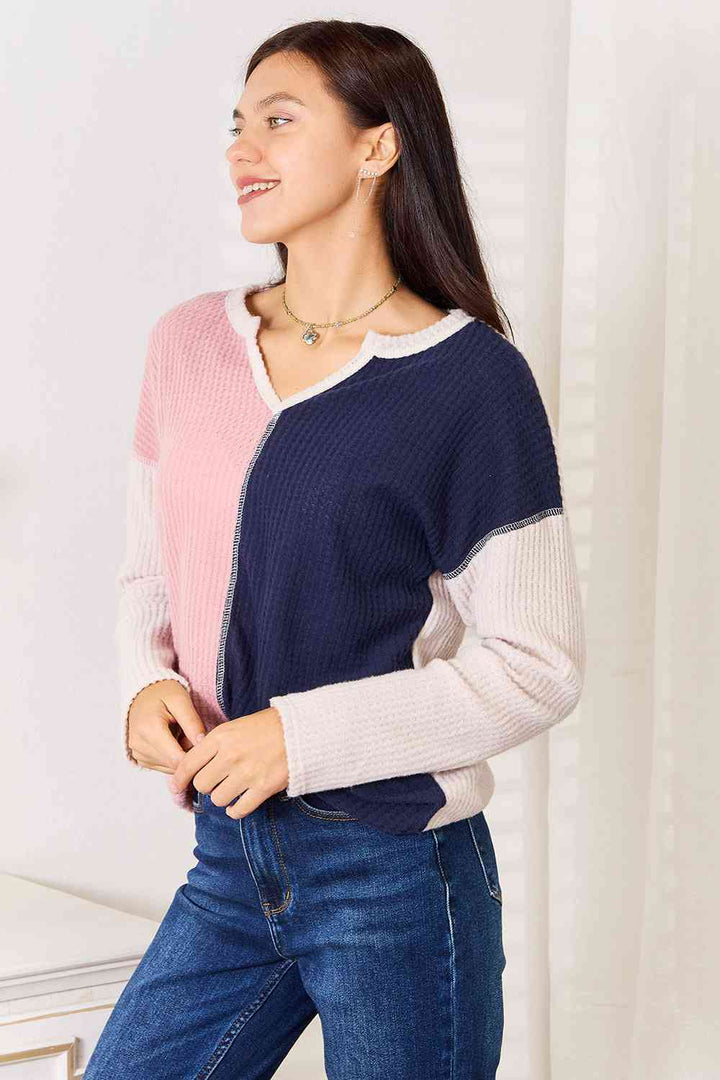 Love In The Air - Color Block Top