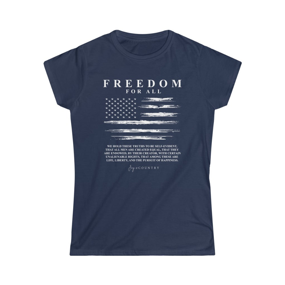 Freedom for All - JUNIOR Crew-Neck Tee - Joy & Country