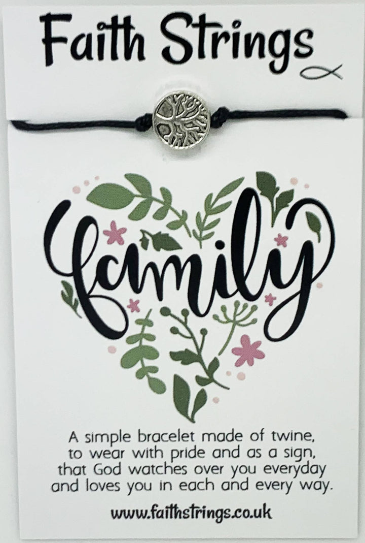 Family Tree Life - Twine Bracelet