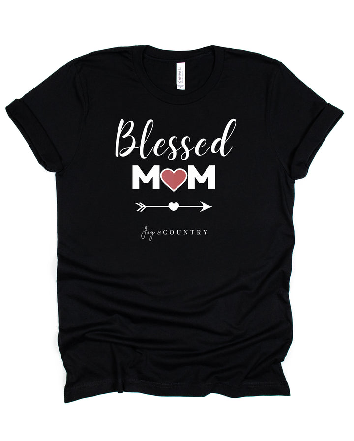 Blessed Mom - Unisex Crew-Neck Tee - Joy & Country