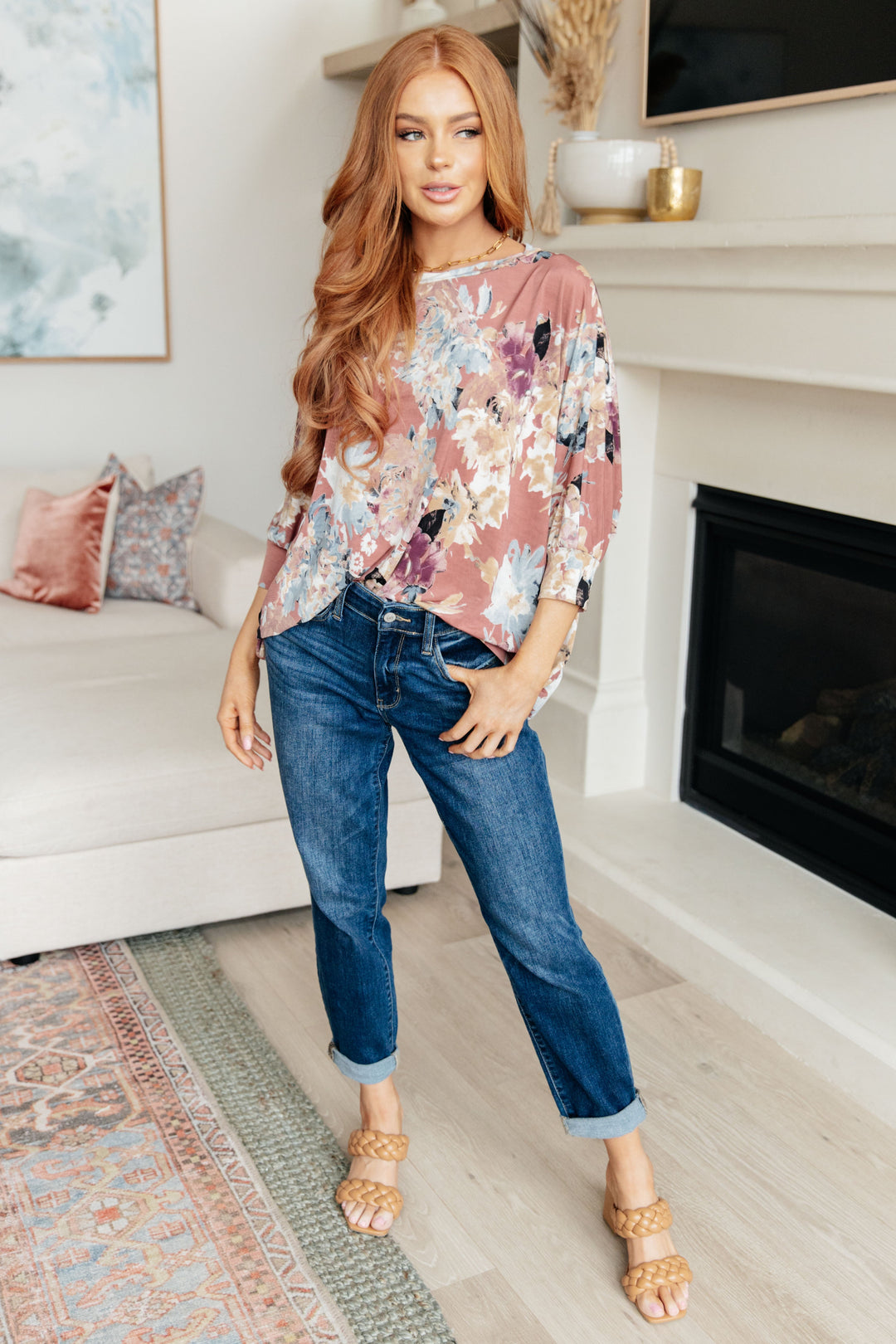 Soft And Flowy Floral Top