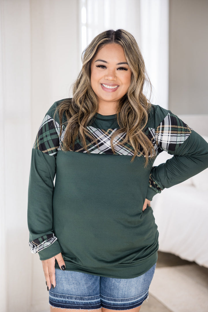 Perfect In Plaid Pullover