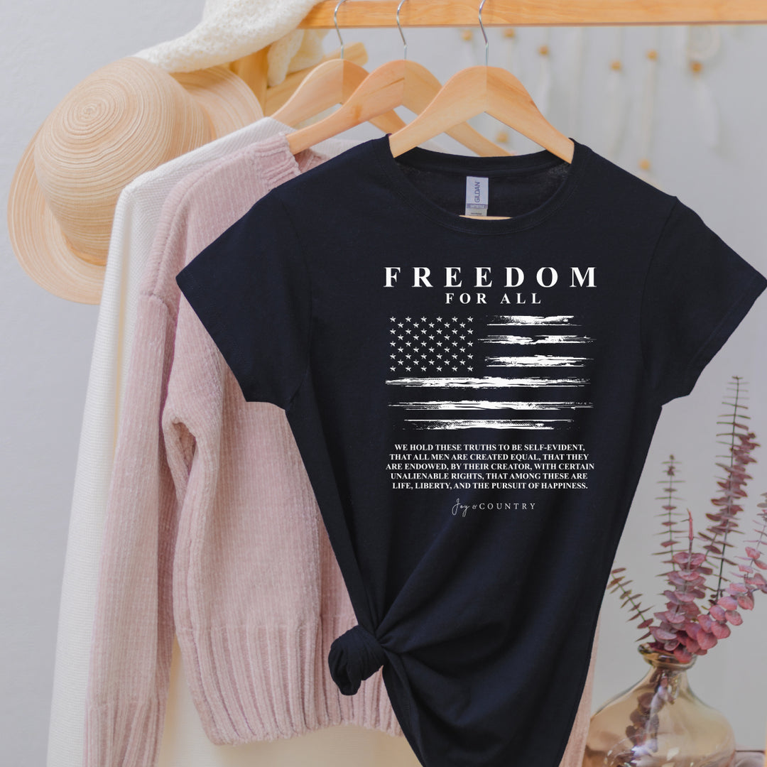 Freedom for All - JUNIOR Crew-Neck Tee - Joy & Country