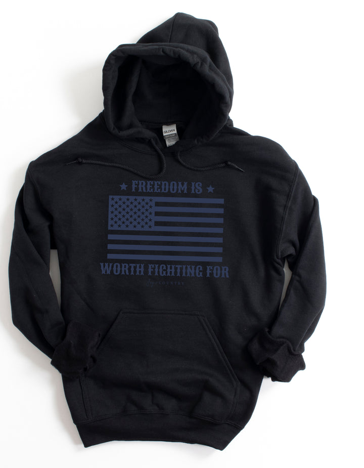 Freedom is Worth Fighting For - Unisex Hoodie Sweatshirt - Joy & Country