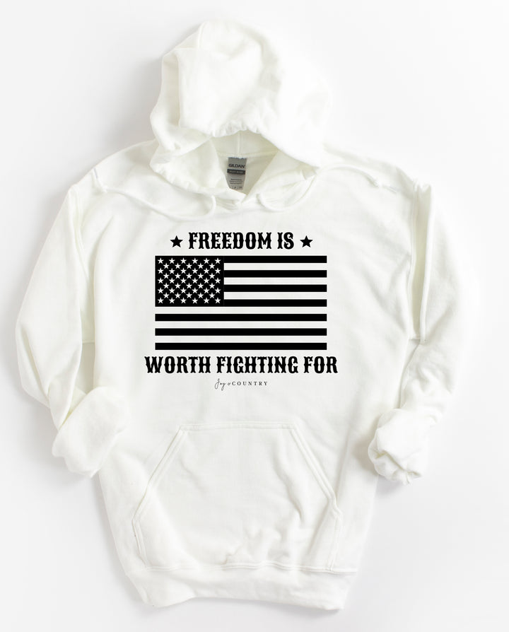 Freedom is Worth Fighting For - Unisex Hoodie Sweatshirt - Joy & Country