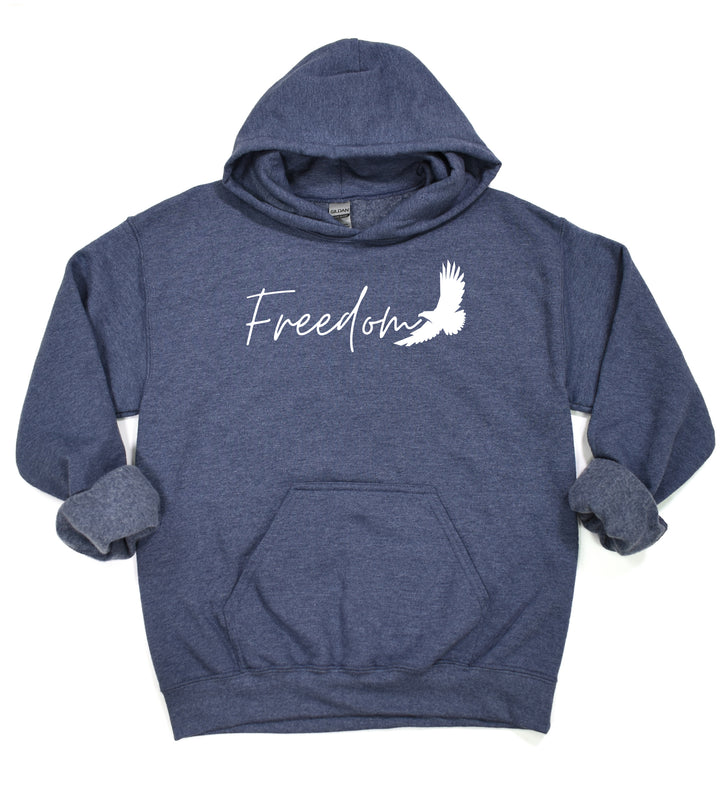 Freedom with Eagle - Unisex Hoodie Sweatshirt - Joy & Country