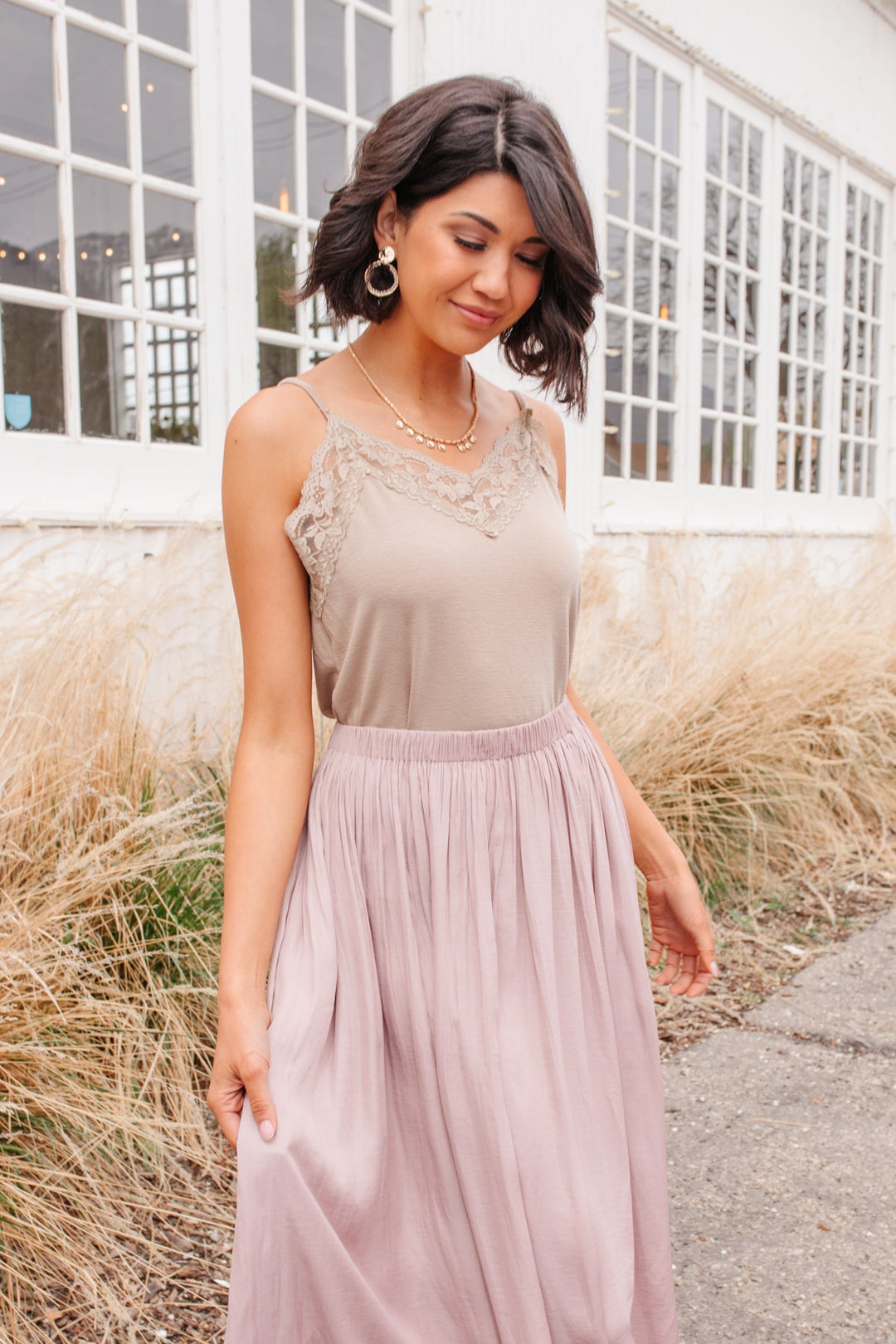 Weekend Vibes Mauve Skirt - Joy & Country