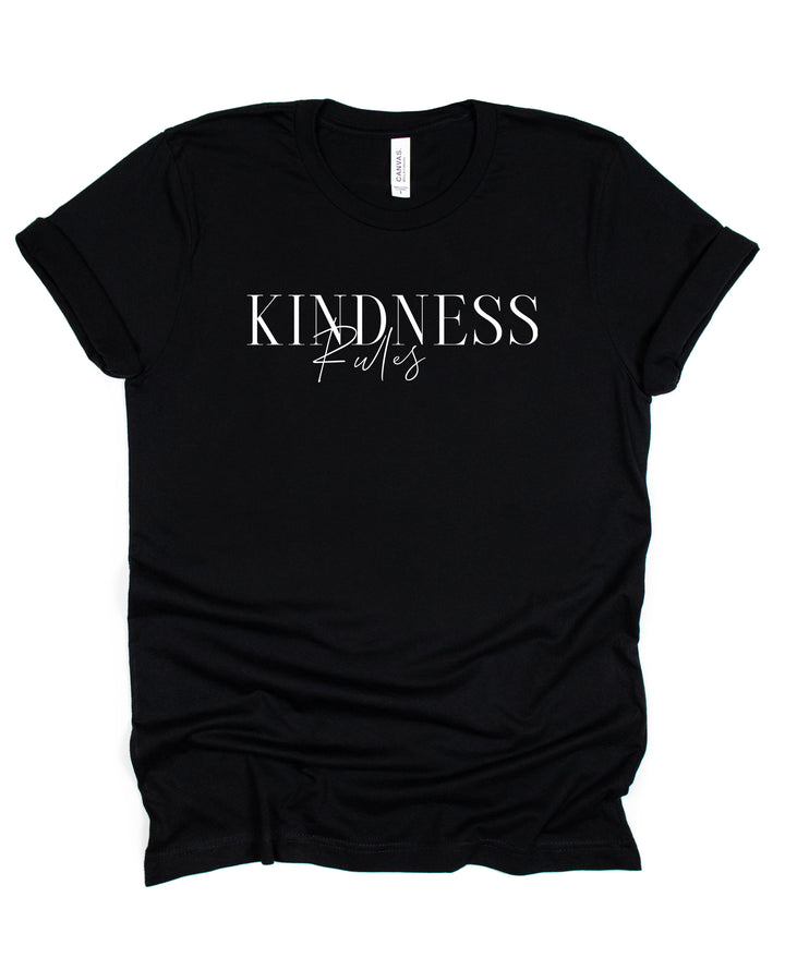 Kindness Rules - Unisex Crew-Neck Tee - Joy & Country