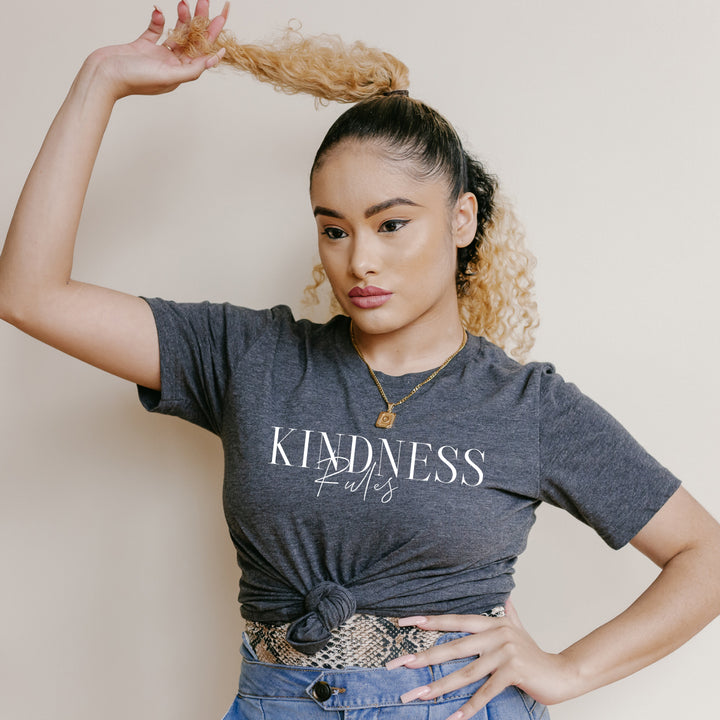 Kindness Rules - Unisex Crew-Neck Tee - Joy & Country