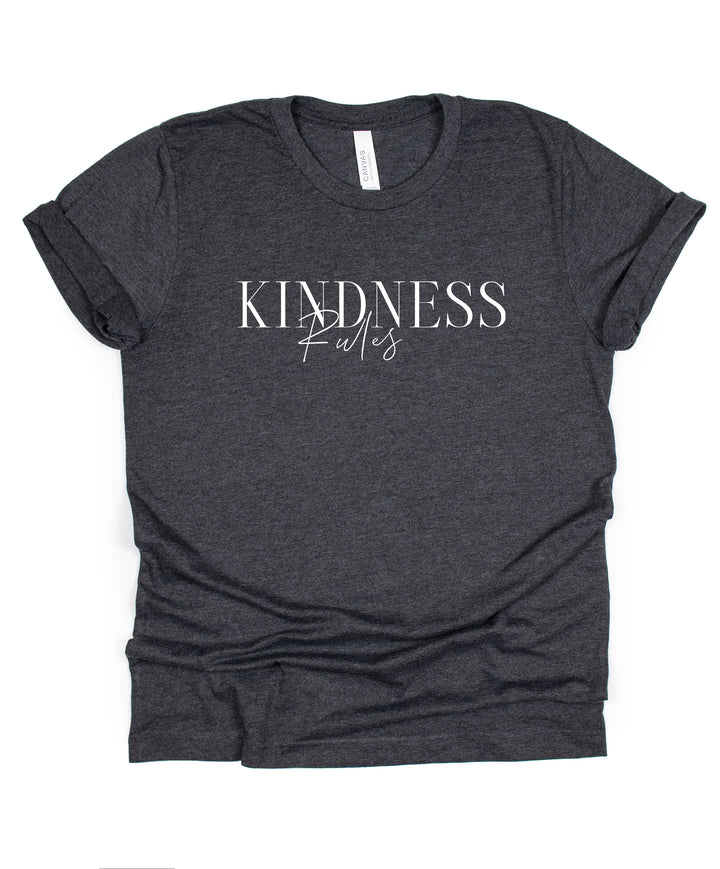 Kindness Rules - Unisex Crew-Neck Tee - Joy & Country