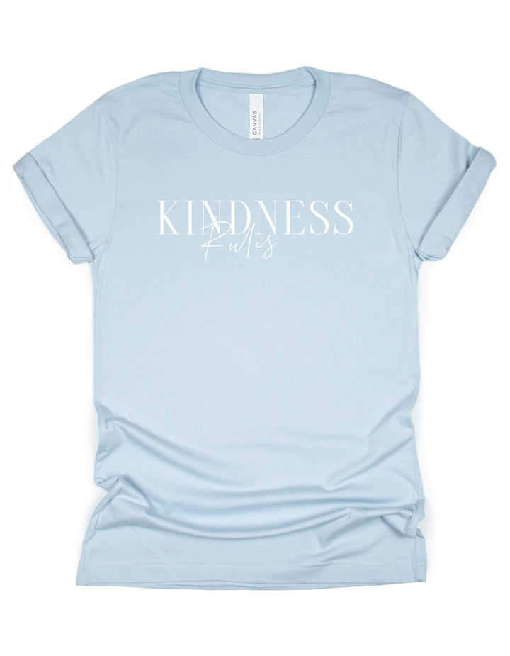 Kindness Rules - Unisex Crew-Neck Tee - Joy & Country