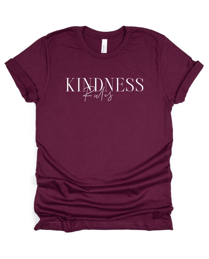 Kindness Rules - Unisex Crew-Neck Tee - Joy & Country