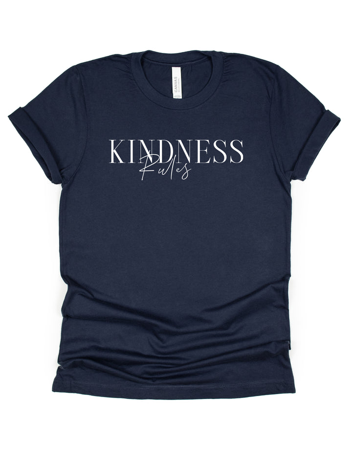 Kindness Rules - Unisex Crew-Neck Tee - Joy & Country