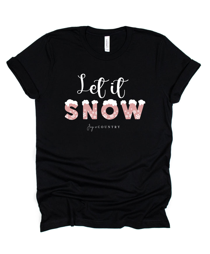 Let It Snow - Unisex Crew-Neck Tee - Joy & Country